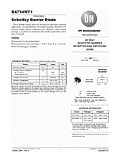 DataSheet BAT54WT1 pdf