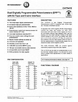 DataSheet CAT5419-25 pdf