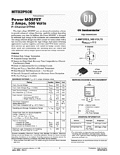 DataSheet MTB2P50E pdf