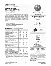 DataSheet MTB30P06V pdf