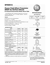 DataSheet MTD6N15 pdf