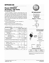 DataSheet MTP20N15E pdf