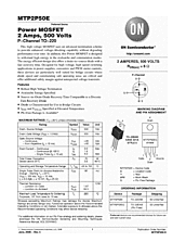 DataSheet MTP2P50E pdf