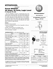 DataSheet MTP50P03HDL pdf