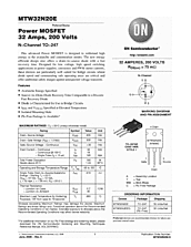 DataSheet MTW32N20E pdf