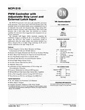 DataSheet NCP1219 pdf