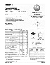 DataSheet NTB35N15 pdf