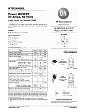 DataSheet NTD24N06L pdf