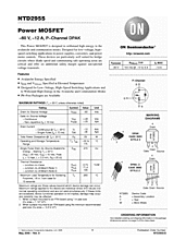 DataSheet NTD2955 pdf