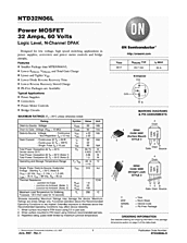 DataSheet NTD32N06L pdf