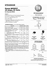 DataSheet NTD40N03R pdf