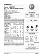 DataSheet NTD4804N pdf