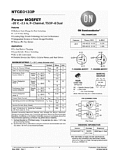 DataSheet NTGD3133P pdf