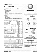 DataSheet NTGD4161P pdf