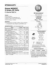 DataSheet NTGS3443T1 pdf