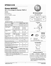 DataSheet NTGS4141N pdf