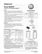 DataSheet NTHS4101P pdf