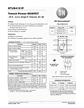 DataSheet NTJS4151P pdf