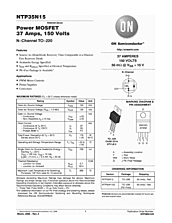 DataSheet NTP35N15 pdf