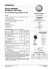 DataSheet NTP52N10 pdf