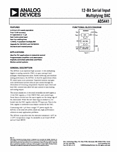 DataSheet AD5441 pdf