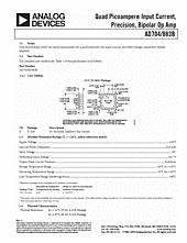 DataSheet AD704 pdf