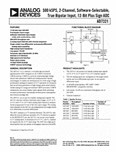 DataSheet AD7321 pdf