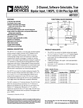 DataSheet AD7322 pdf