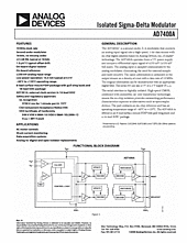 DataSheet AD7400A pdf