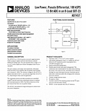 DataSheet AD7457 pdf