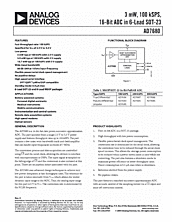 DataSheet AD7680 pdf