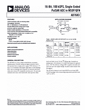 DataSheet AD7683 pdf