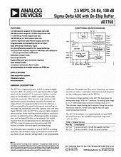 DataSheet AD7760 pdf