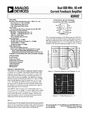 DataSheet AD8002 pdf