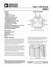 DataSheet AD8003 pdf