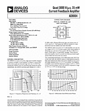 DataSheet AD8004 pdf