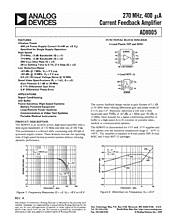 DataSheet AD8005 pdf