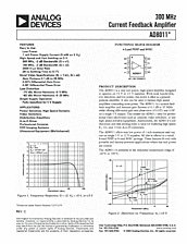 DataSheet AD8011 pdf