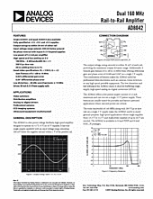 DataSheet AD8042 pdf