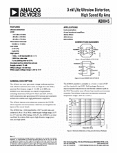 DataSheet AD8045 pdf