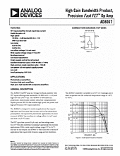 DataSheet AD8067 pdf