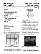 DataSheet AD813 pdf