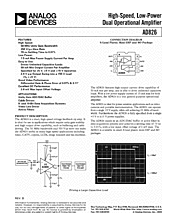 DataSheet AD826 pdf