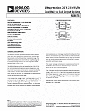 DataSheet AD8676 pdf