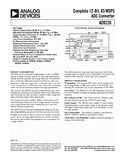 DataSheet AD9226 pdf