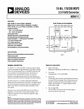 DataSheet AD9411-170 pdf