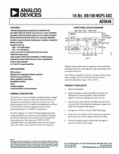 DataSheet AD9446-80 pdf