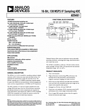 DataSheet AD9461 pdf