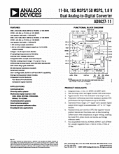 DataSheet AD9627-11-150 pdf