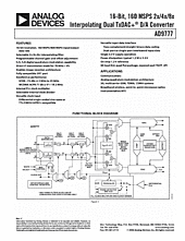 DataSheet AD9777 pdf